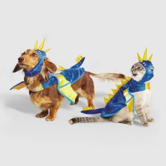 Hyde and Eek! Boutique Other - Hyde and Eek! Boutique Cat Dog Pet Metallic Dragon Costume Halloween Size XS NWT